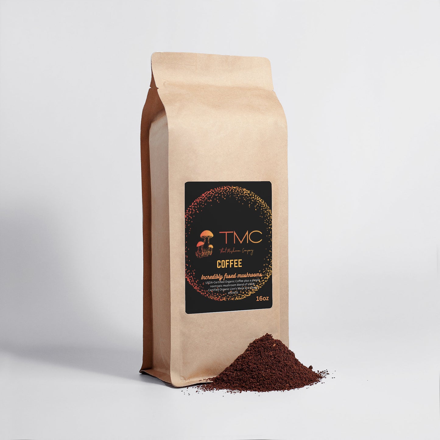 TMC fused mushrooms Coffee - Lion’s Mane & Chaga 16oz