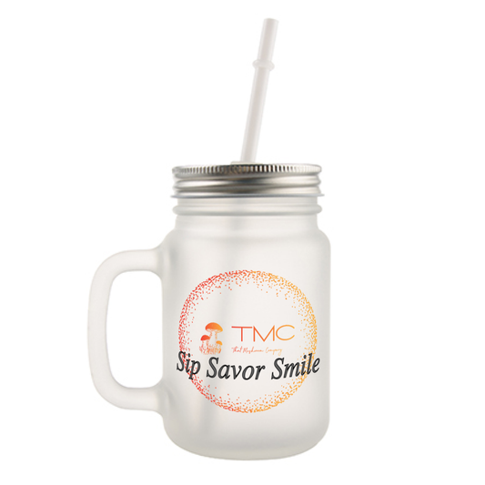 TMC Frosted glass mason jar