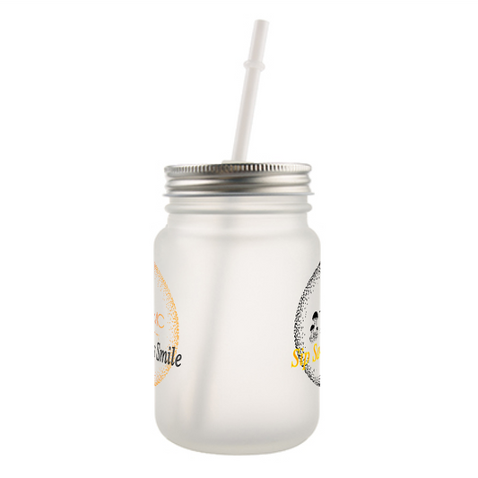 TMC Frosted glass mason jar